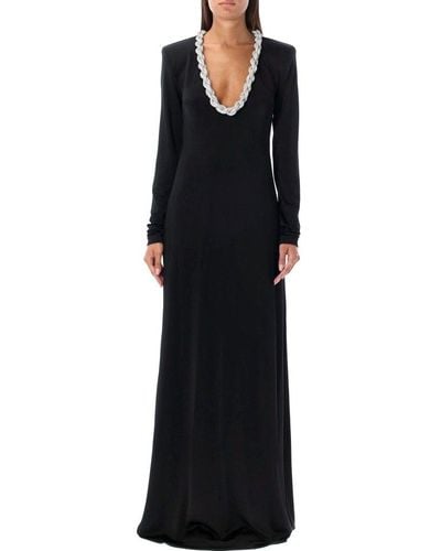 Stella McCartney Crystal Braided Dress - Black