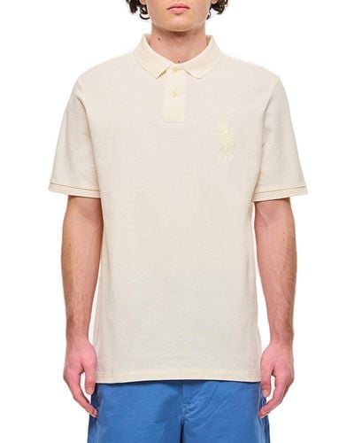 Polo Ralph Lauren Polo Pony-embroidered Short-sleeved Polo Shirt - White