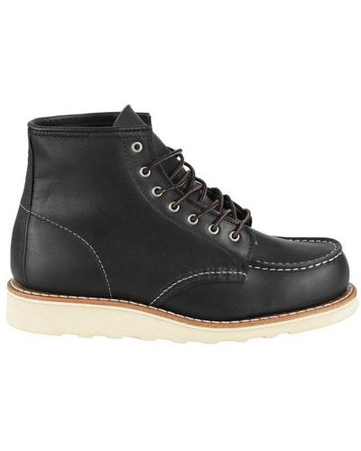 Red Wing High Ankle Lace-up Shoes - Black
