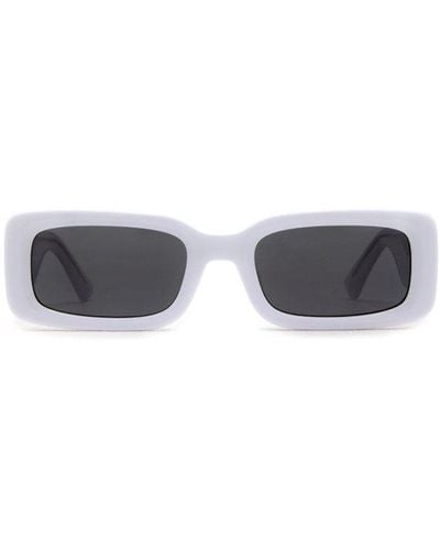 AKILA Verve Square Frame Sunglasses - White