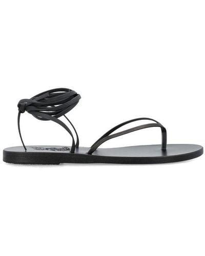 Ancient Greek Sandals Celia Ankle Strap Sandals - Black