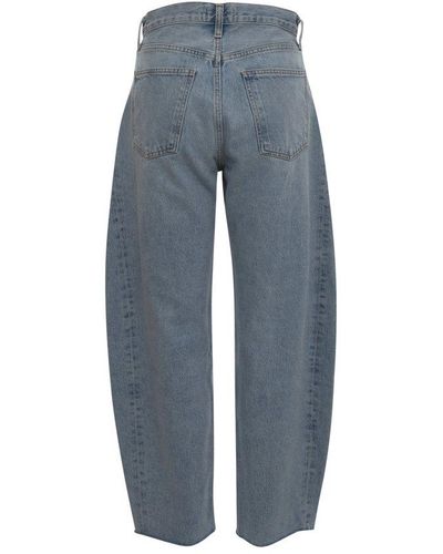 Agolde High-waisted Wide-leg Jeans - Blue