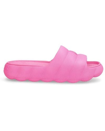 Moncler Lilo Slip-on Slides - Pink