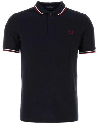 Fred Perry Midnight Piquet Polo Shirt - Black