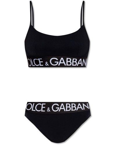 Dolce & Gabbana Two-piece Swimsuit - Black