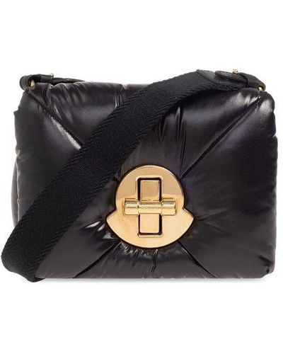 Moncler 'puf Mini' Shoulder Bag, - Black