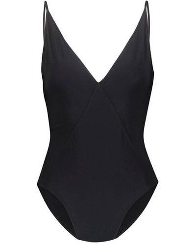 Rick Owens Deep V Bather Swimsuit - Black