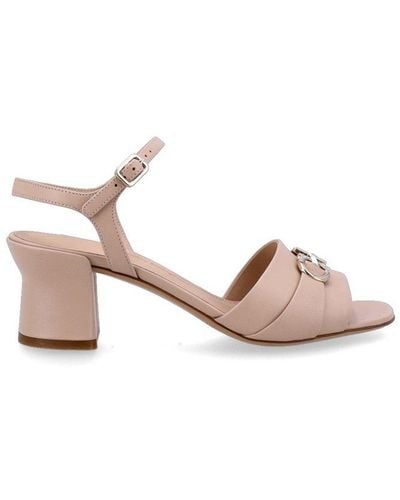 Ferragamo Ondina Slingback Strapped Sandals - Pink
