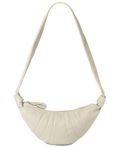 Lemaire Croissant Small Crossbody Bag - White