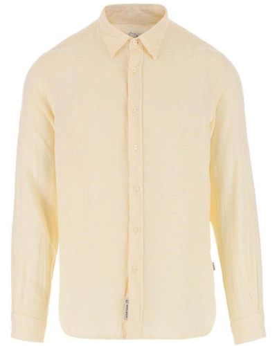 Woolrich Long-sleeved Button-up Shirt - Natural