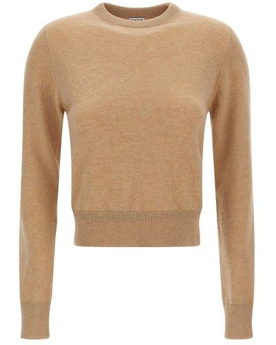 Loewe Twisted Cut-out Back Sweater - White