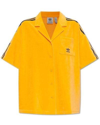 adidas Originals Shirt With Logo - Yellow