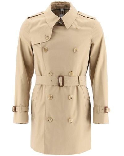 Burberry Wimbledon Belted Trench Coat - Natural