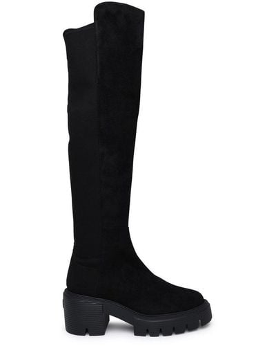 Stuart Weitzman 5050 Soho Stretch Knee-high Boots - Black