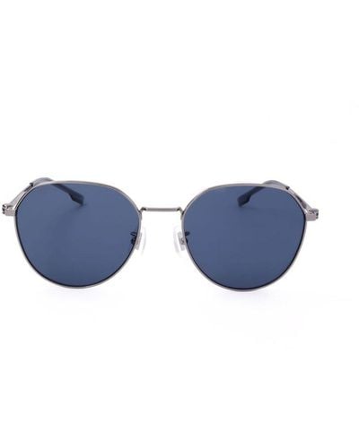 BOSS 1471/f/sk Round Frame Sunglasses - Blue