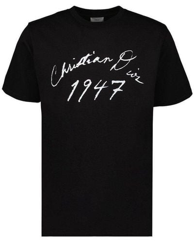 Dior 1947 Crewneck Short-sleeved T-shirt - Black