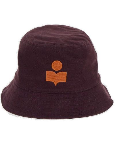 Isabel Marant Haley Bucket Hat - Purple