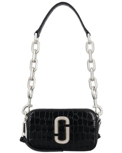 Marc Jacobs The Snapshot Chain Crocco Print - White