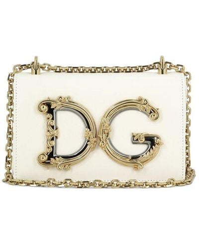 Dolce & Gabbana "dg Girls" Crossbody Bag - Natural