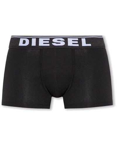 DIESEL Boxers With A Logo - Black