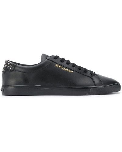 Saint Laurent Court Classic Sl/10 Sneakers - Black
