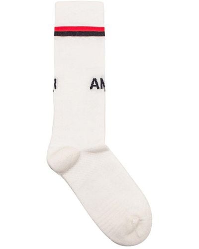 Ambush Logo Socks - White