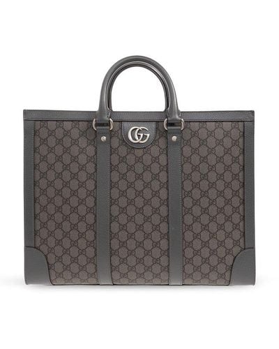 Gucci Ophidia Large Tote Bag - Brown