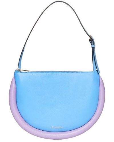 JW Anderson The Bumper Moon Leather Bag - Blue