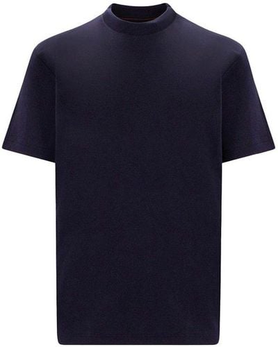 Loro Piana Short-sleeved Crewneck T-shirt - Blue