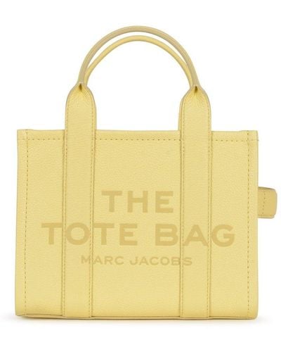 Marc Jacobs Logo Embossed Small Tote Bag - Yellow