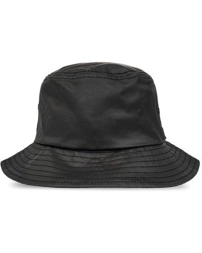 DIESEL 'c-fish-coat' Bucket Hat With Logo, - Black