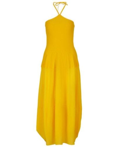 Stella McCartney Halter Maxi Dress - Yellow