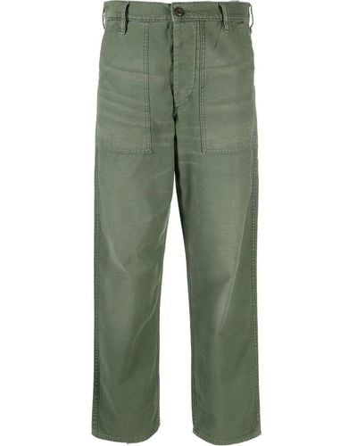 Polo Ralph Lauren Straight-leg Cotton Trousers - Green