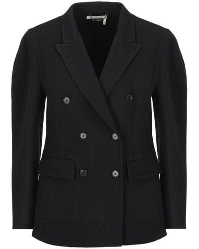 Chloé Double-breasted Jacket - Black