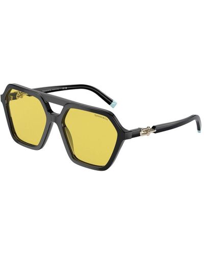 Tiffany & Co. Hexagon Frame Sunglasses - Yellow