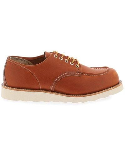 Red Wing Oxford Lace-up Shoes - Brown