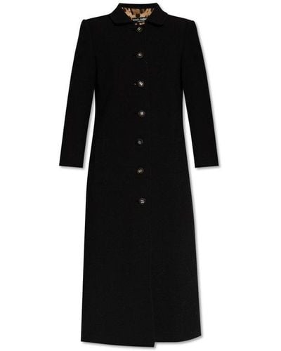 Dolce & Gabbana Wool Coat - Black