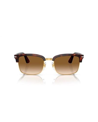 Persol Rectangular Frame Sunglasses - White
