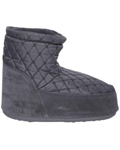 Moon Boot Icon Low Quilted Slip-on Boots - Purple