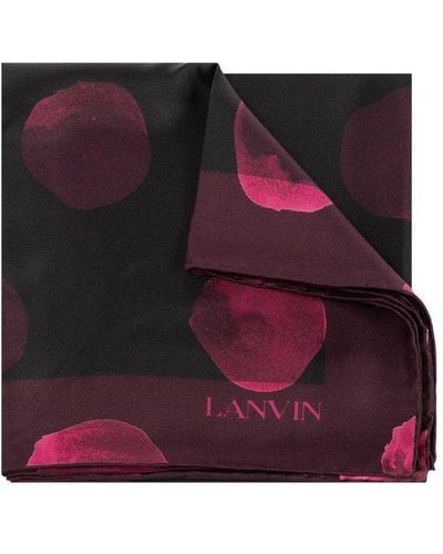 Lanvin Silk Shawl - Purple
