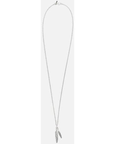 Emanuele Bicocchi Curb Chain Pendant Necklace - White
