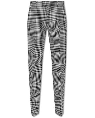 Burberry Wool Trousers, - Grey