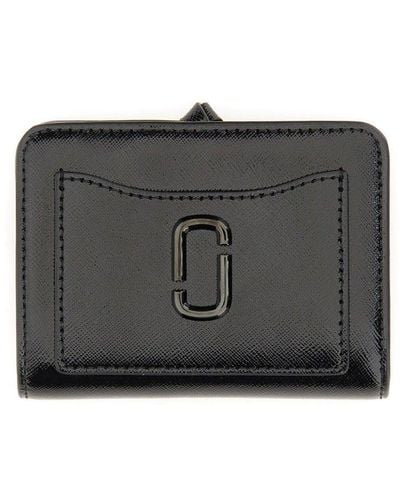 Marc Jacobs Compact Wallet The Utility Snapshot Dtm Mini - Black