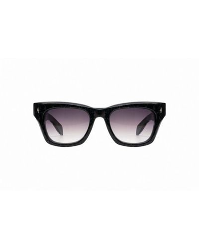 Jacques Marie Mage Dealan Square Frame Sunglasses - Black
