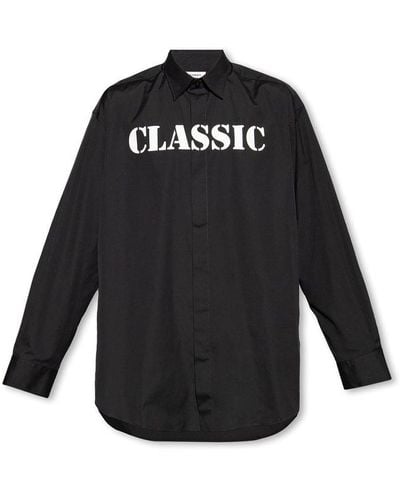 Vetements Oversize Shirt - Black