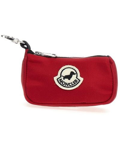 Moncler Genius Moncler X Poldo Dog Couture Dog Bag Holder - Red
