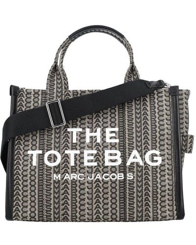 Marc Jacobs The Monogram Medium Tote Bag - Metallic