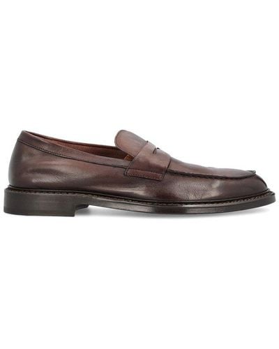 Doucal's Slip-on Penny Loafers - Brown