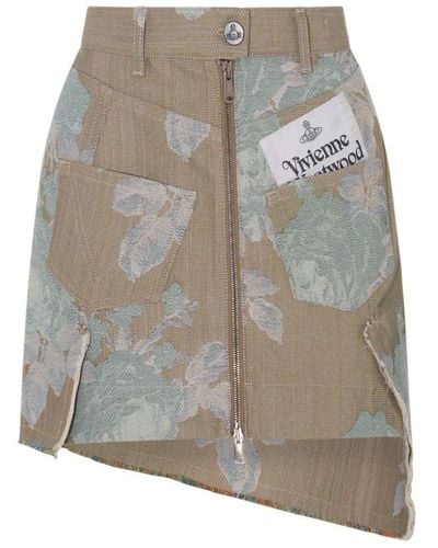 Vivienne Westwood Cotton Skirt - Gray