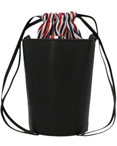 Thom Browne Mini Bucket Bag Unica - Black